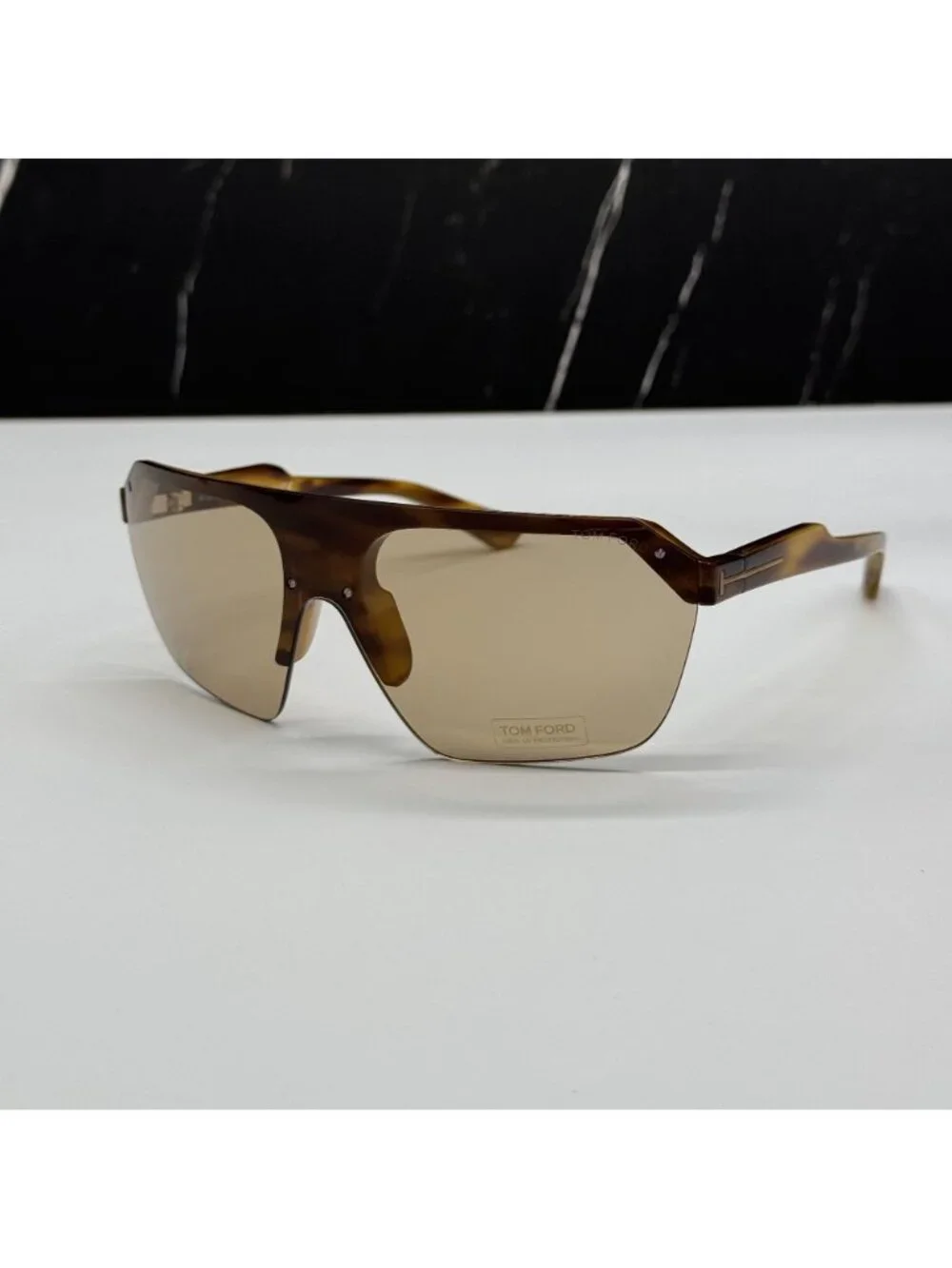 NEW TOM FORD RAZOR TF797 55E HAVANA/BROWN UNISEX SHIELD SUNGLASSES FT0797